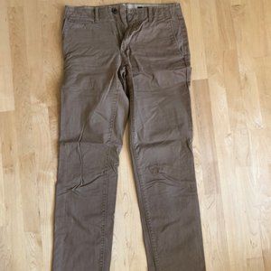 Straight Fit Khaki Chinos